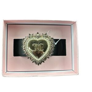 Juicy Couture Gold Heart Buckle Belt